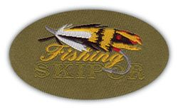 Nažehlovací etikety střední - fishing skipor